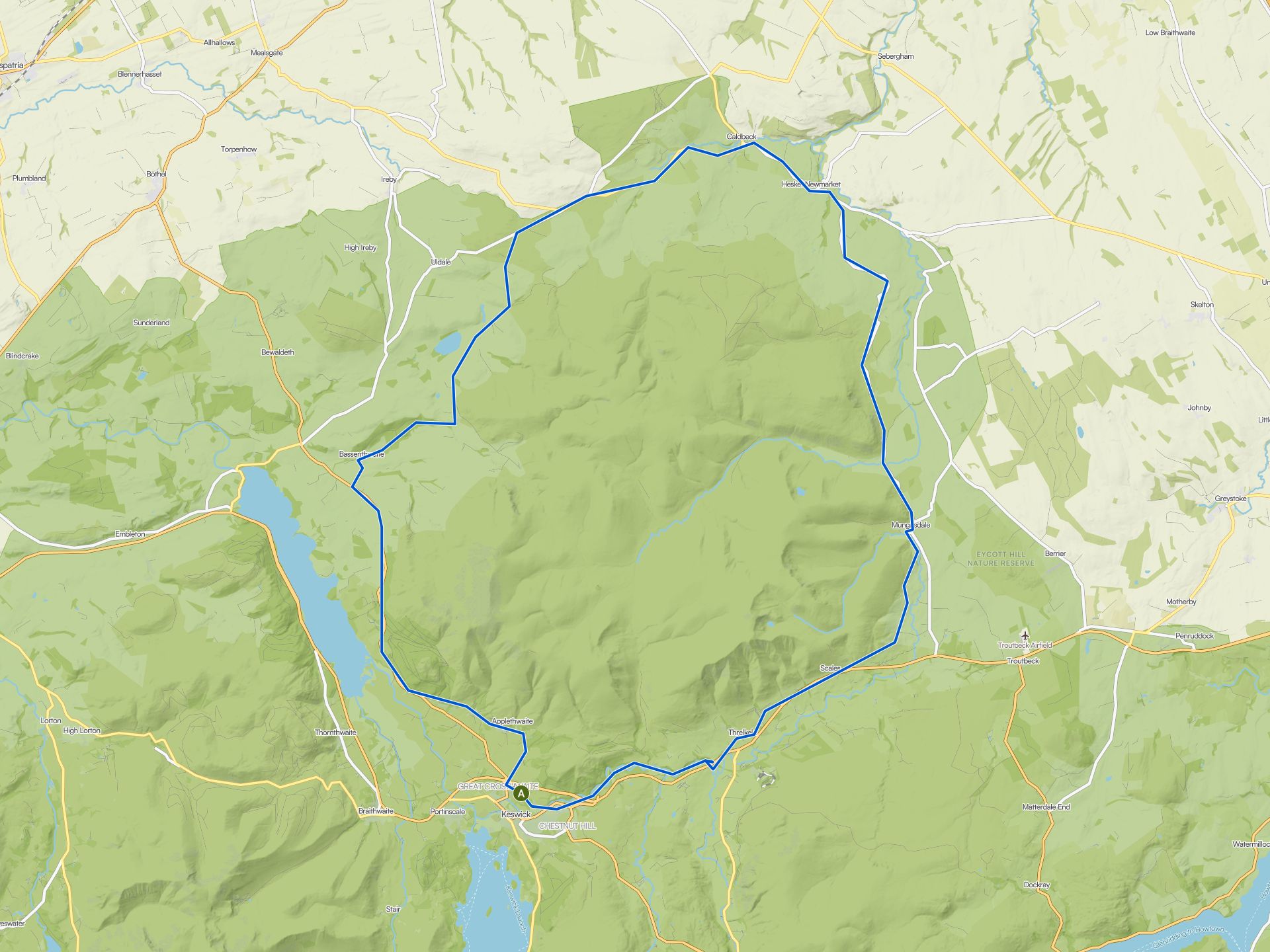 The best cycling routes around Keswick | Komoot